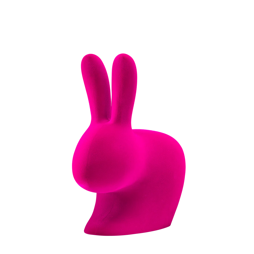 Qeeboo - Rabbit Chair Velvet Finish