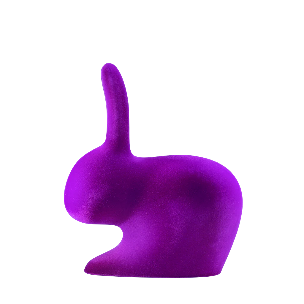 Qeeboo - Rabbit Chair Velvet Finish