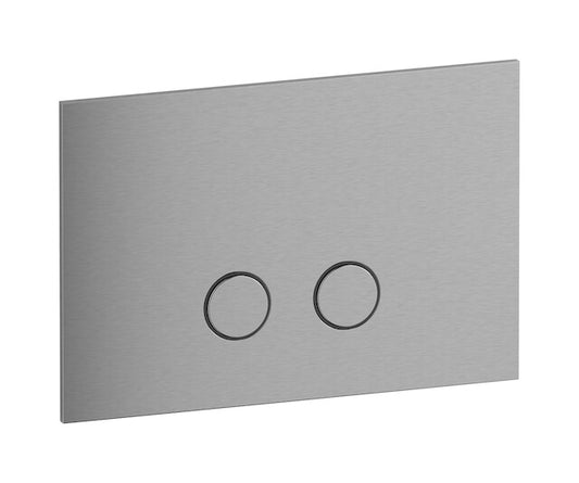 We Are Ib - Wc Cover Plate "Moderna"With Double Water Flush Finishes Brushed Nickel