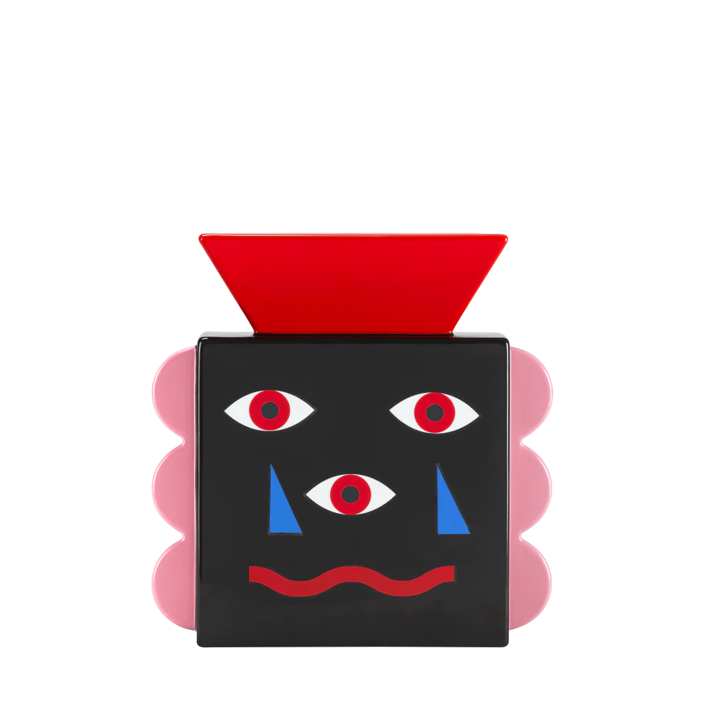 Qeeboo - Oggian Beautiful Face Ceramic Vase