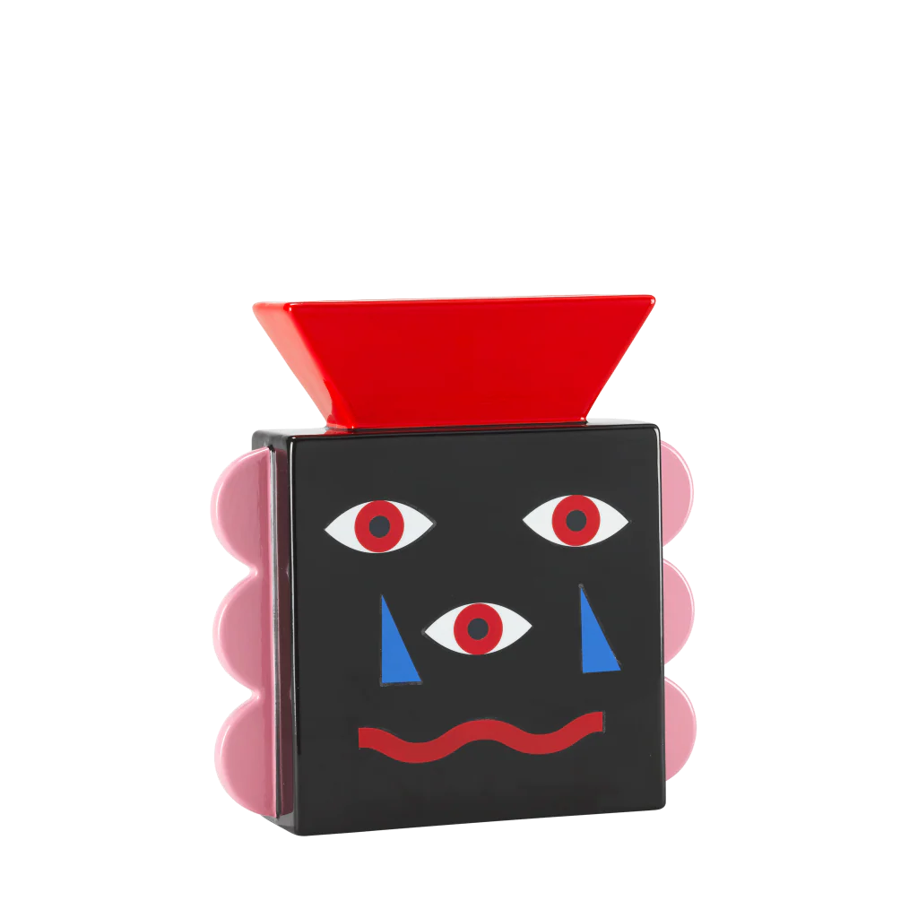 Qeeboo - Oggian Beautiful Face Ceramic Vase