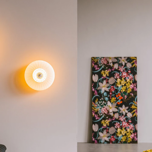 Design by Us - New Wave Optic Wall Lamp Opal
