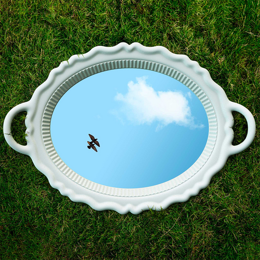 Qeeboo - Plateau Mirror White