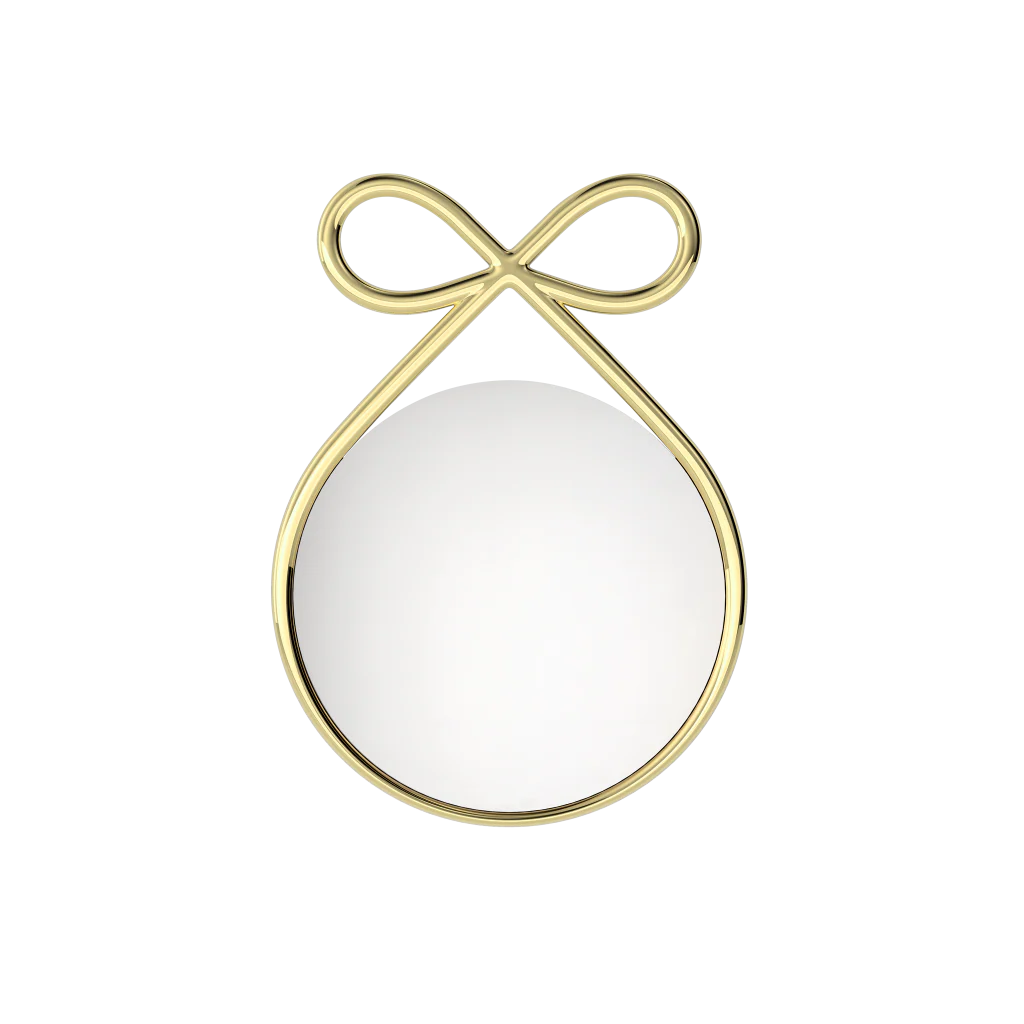 Qeeboo - Ribbon Mirror Gold